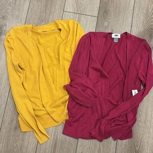 2 Old Navy open front cardigans size Small